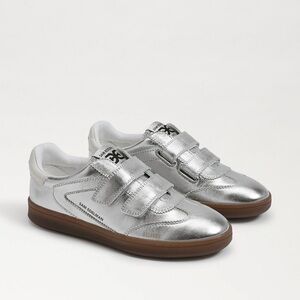 Sam Edelman Talia Slip On Sneaker - Soft Silver/Off White (6.5)